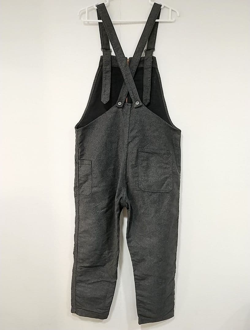 価格変更 Fob factory F0466 ダークグレーオーバーオール