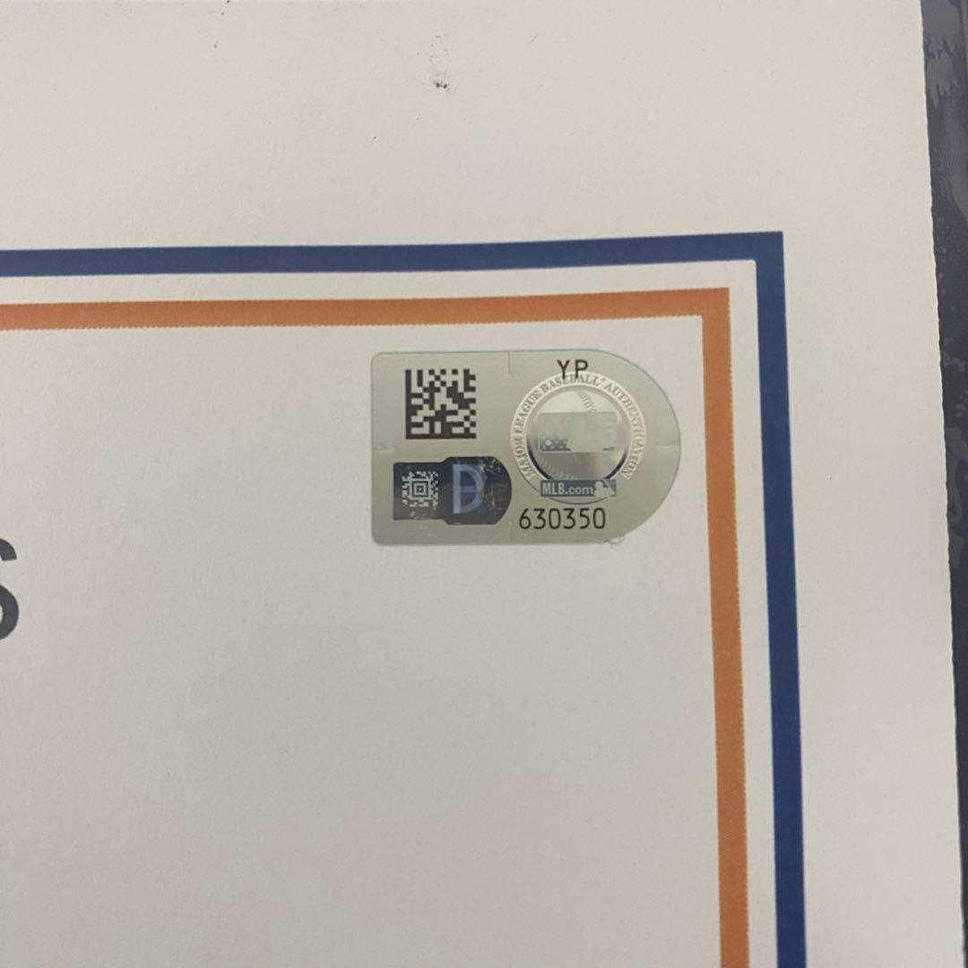 大谷翔平　実使用　ラインナップカード　直筆サイン入り　ホームラン　検) ボール