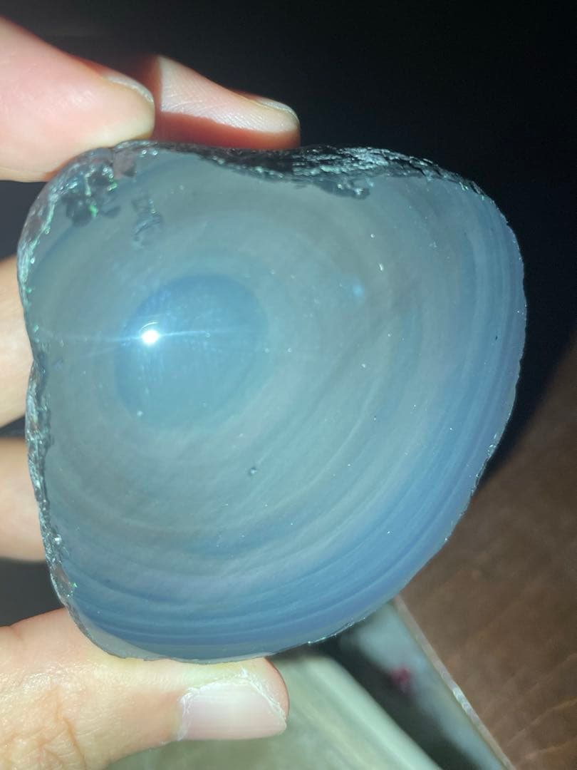 研磨品　十勝石玲瓏　パステルカラー　レインボーオブシディアン