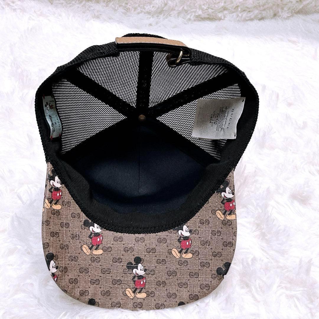GUCCI グッチ　ミッキーマウスコラボ　GGスプリーム　キャップXL