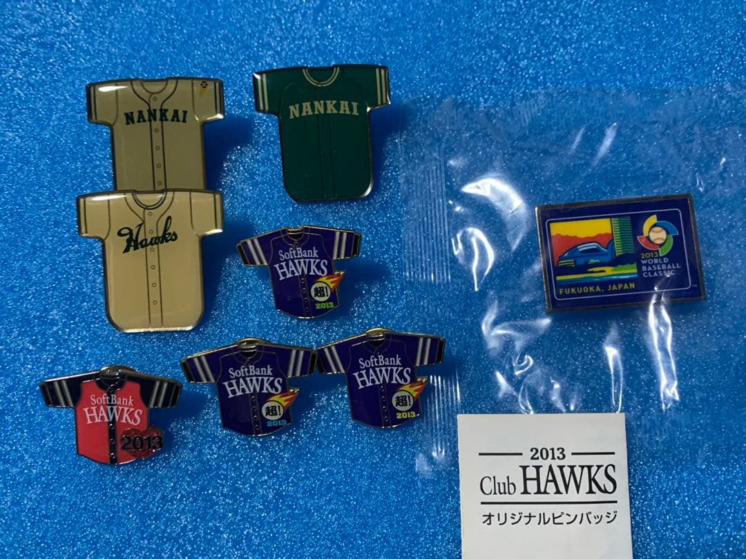 ソフトバンクホークス　Club HAWKSオリジナルピンバッジ　60点