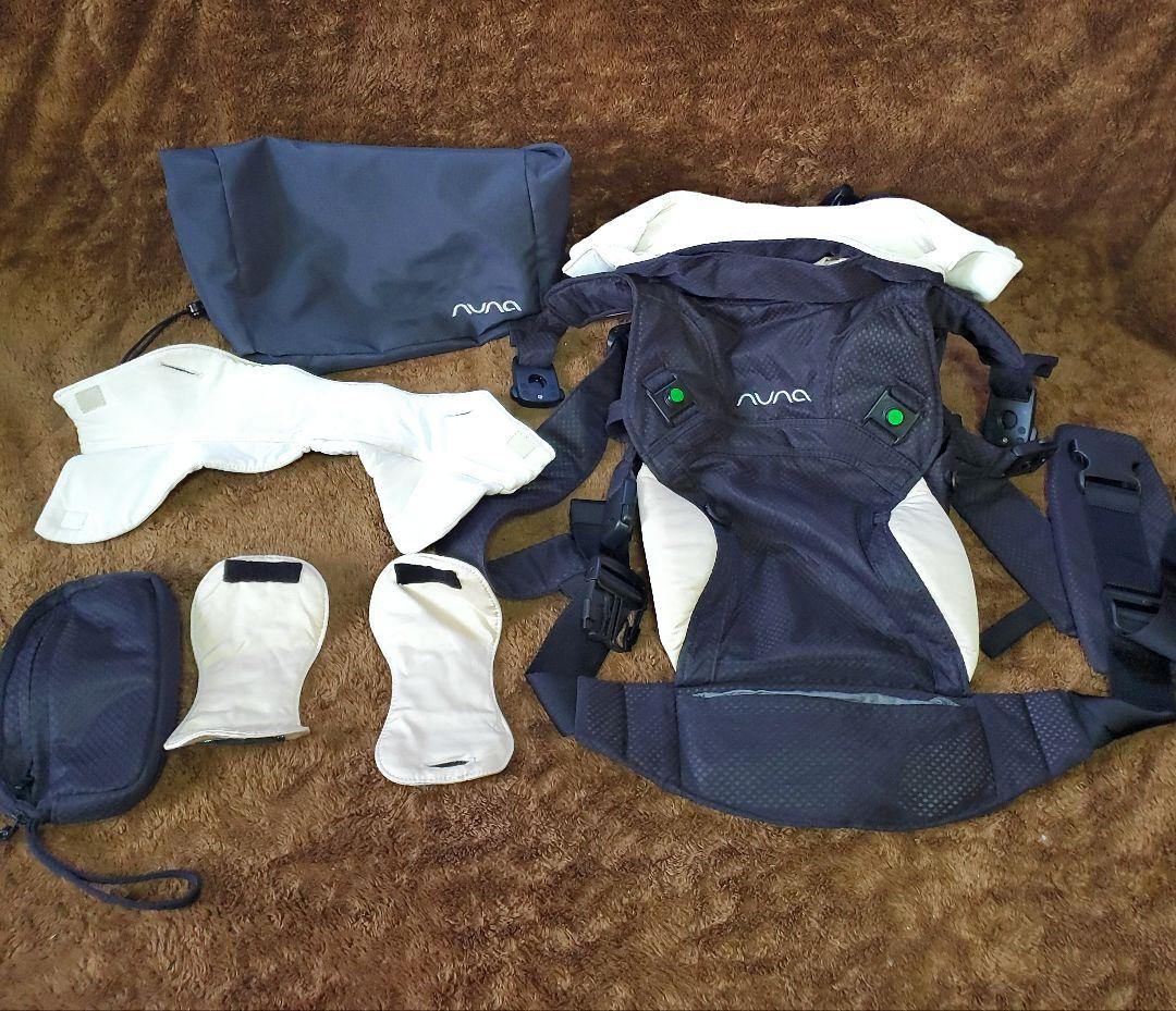 【美品・限定色】NUNA Cudl clik キャビア マグネット式 抱っこ紐