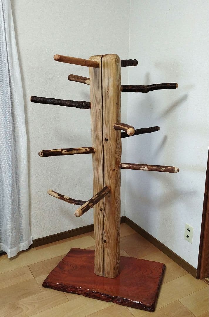 【大型鳥用】どっしり♬螺旋状オウムスタンド