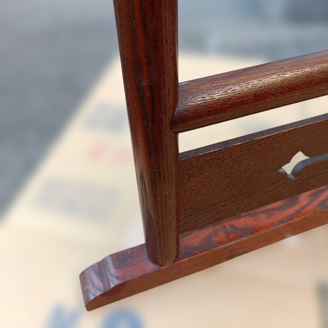 衣桁 服かけ ハンガー 180度回転 衣紋掛け 着物掛け 古道具 和家具