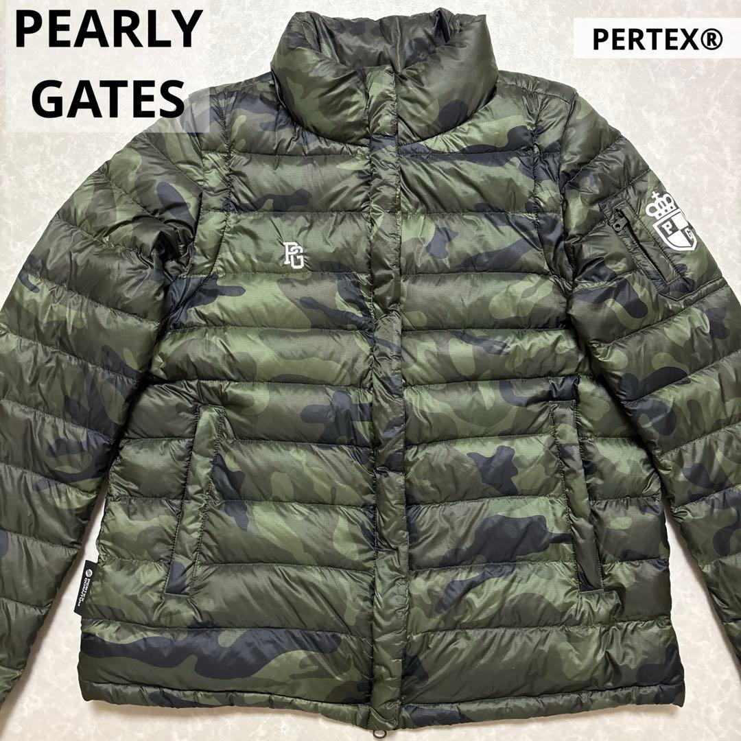 パーリーゲイツ★PERTEX®★カモフラ柄★ダウンジャケット【レディース 0（S
