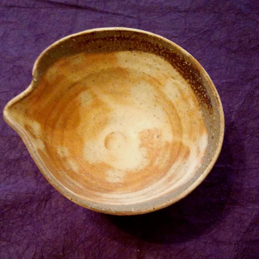 信楽焼　登窯粉引桜色片口中鉢5客揃い