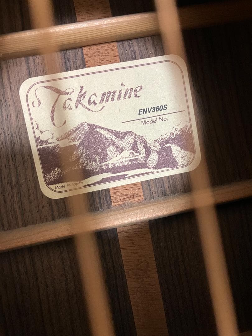 Takamine アコースティックギター ギグバッグ付　塗装浮きアリ