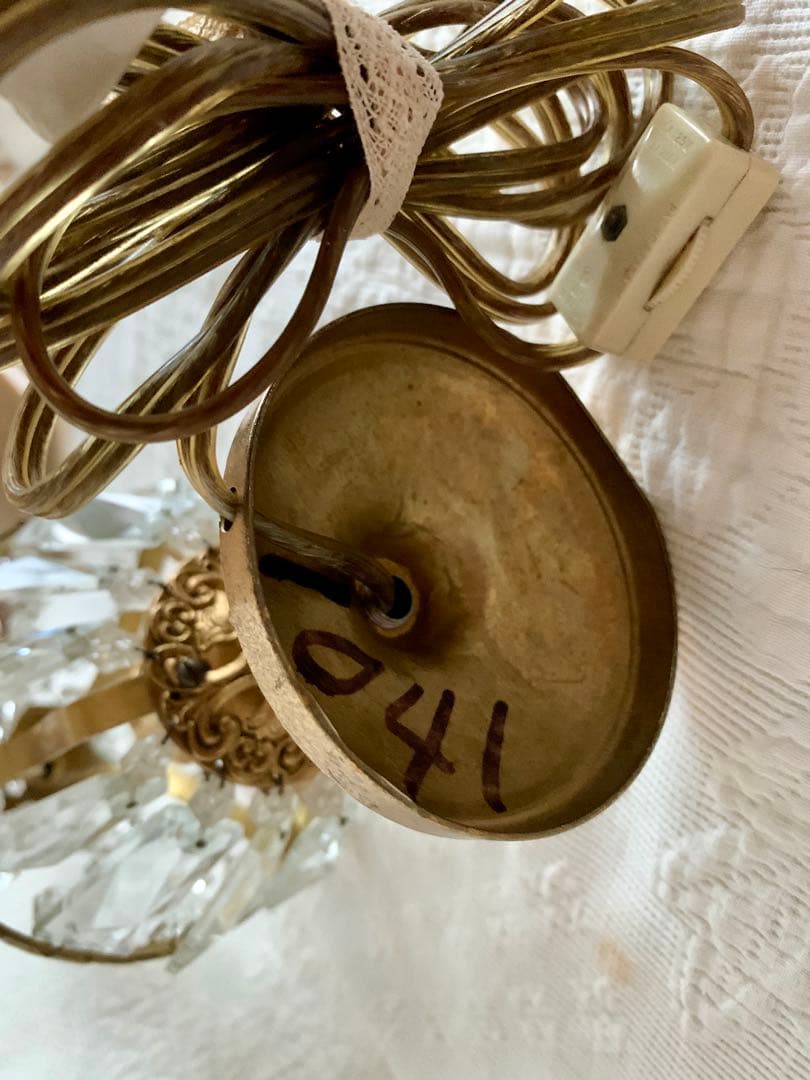 フランスビンテージ/アンティークエンパイアテーブルランプ※シャンデリア※