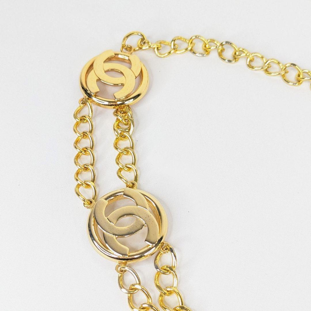 CHANEL シャネル チェーンベルト ココ マーク ゴールド ヴィンテージ