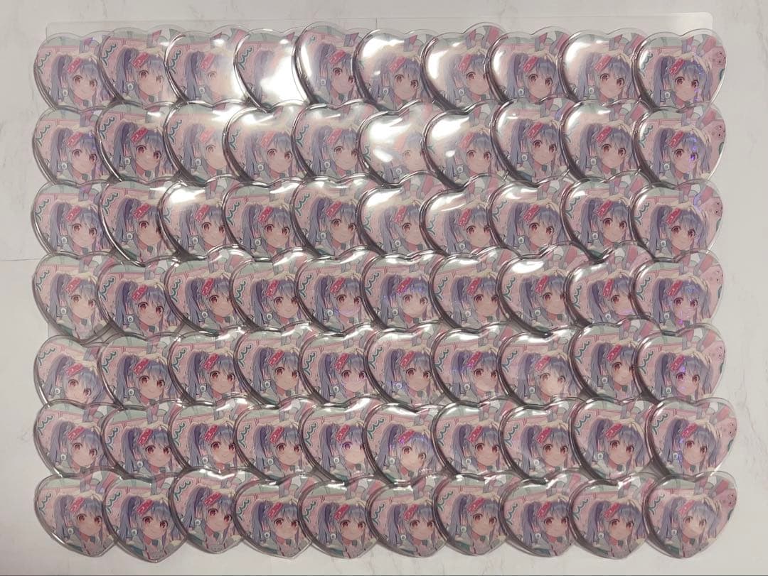 ホロライブ 兎田ぺこら 缶バッジ 70個 痛バの中身