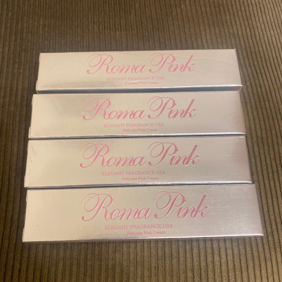 Roma Pink アフタークリーム 4個セット シルバー