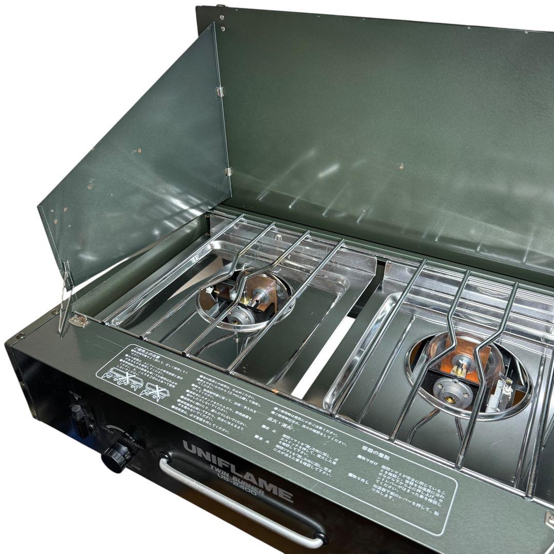 【美品】UNIFLAME ユニフレームUS-2400 TWIN BURNER