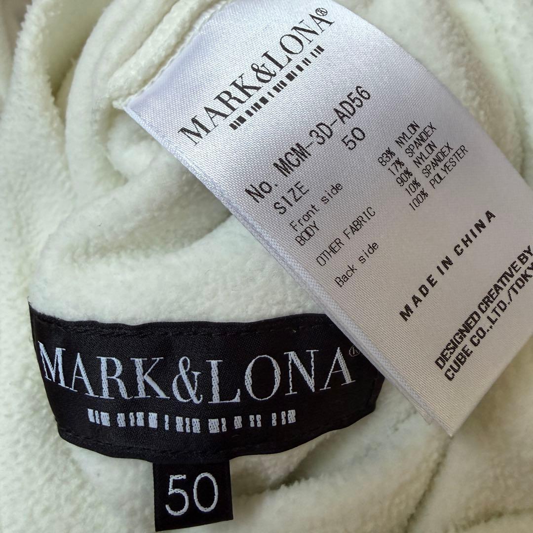 現行タグ　マークアンドロナ　ジャケット　リバーシブル　XL〜XXL ブルゾン　白