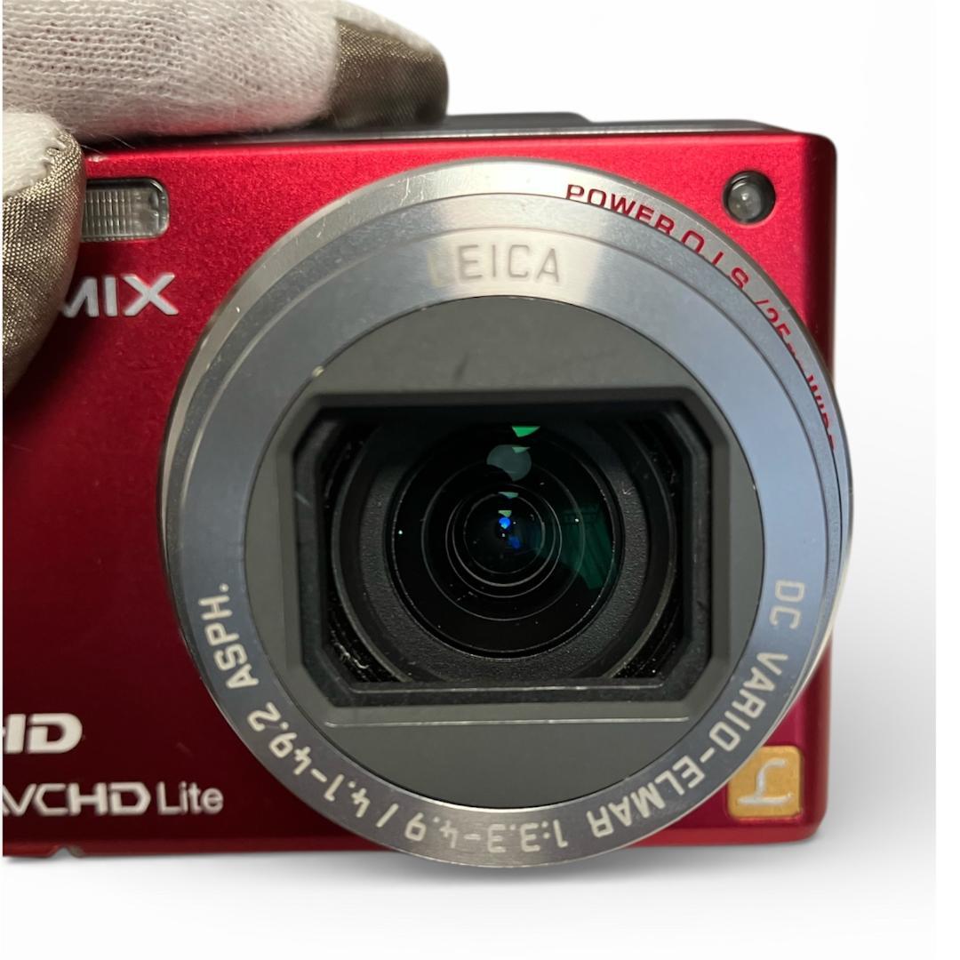 VW【動作確認済】Panasonic LUMIX DMC TZ10　レッド