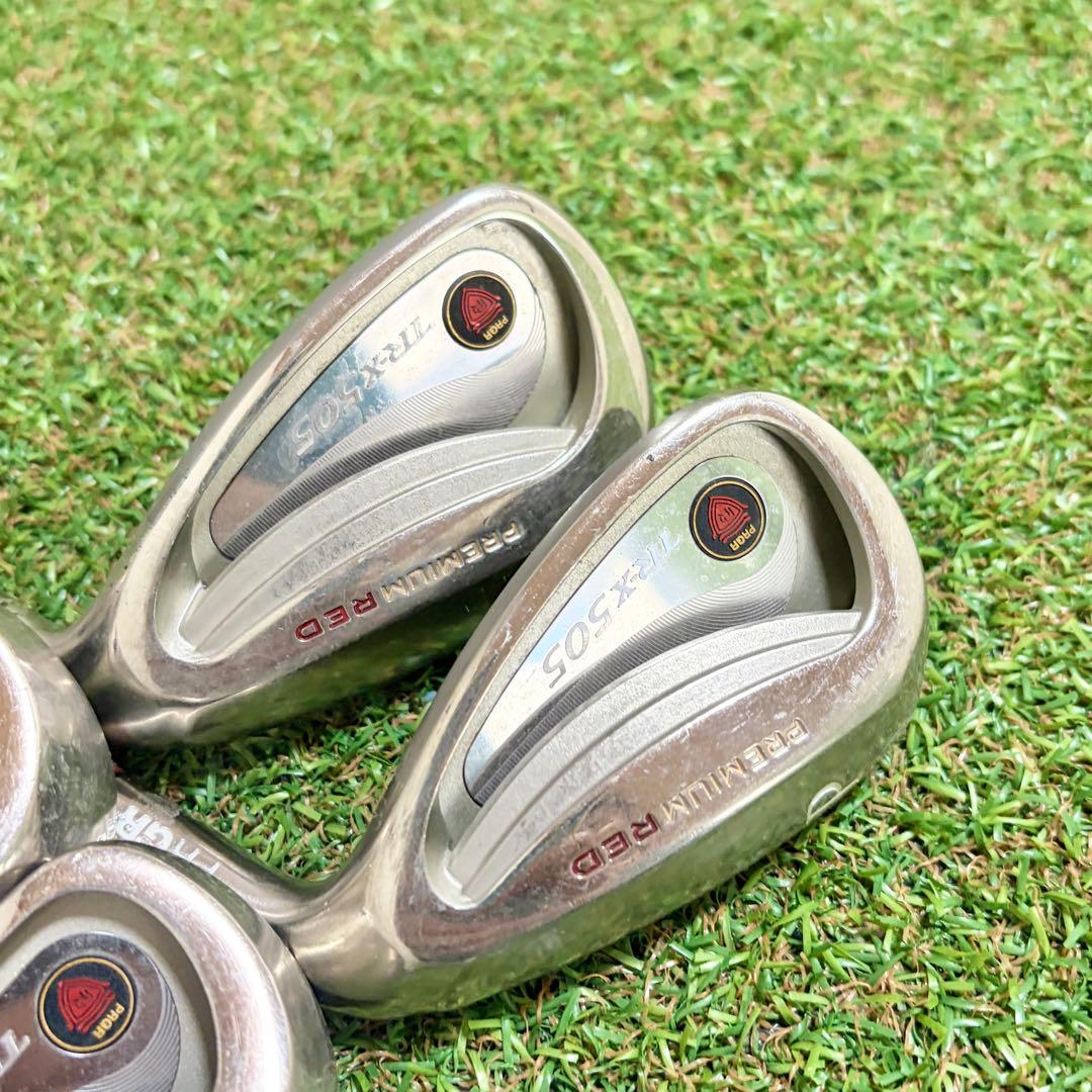 プロギア　TR-X 505 プレミアムレッド　レディース　アイアンセット　5本