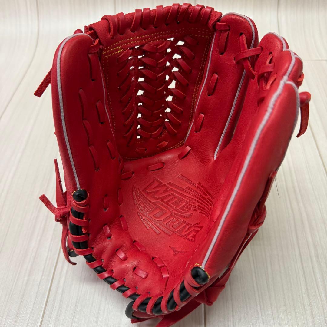 ミズノ　少年軟式用ウィルドライブ レッド(2025)　オールラウンド用　右投げ