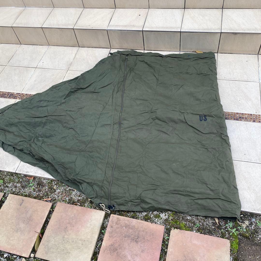 パップテントUS ファスナー加工、二又キット付き。