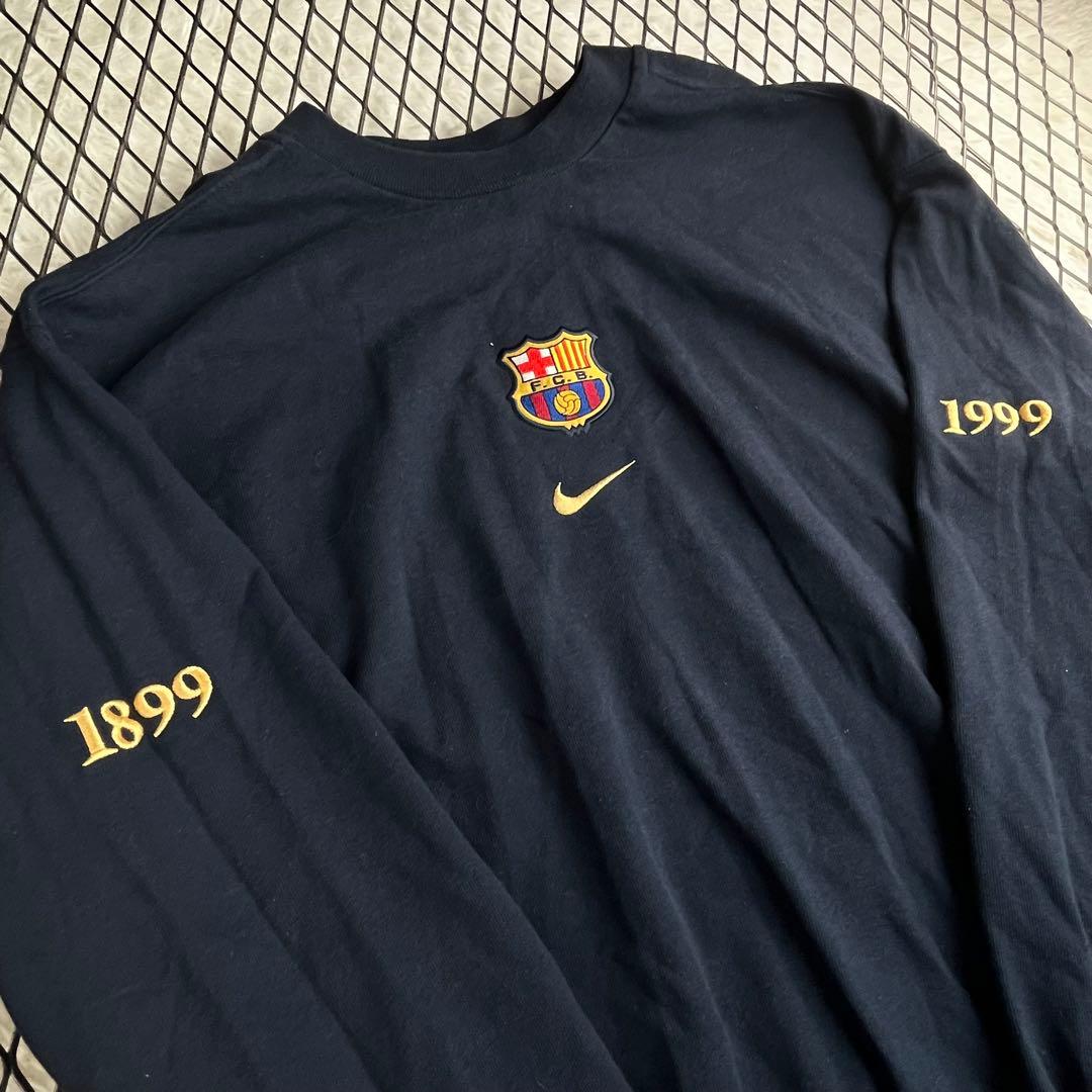 希少　ヴィンテージ　NIKE FCバルセロナ100周年記念 スエット　90年代