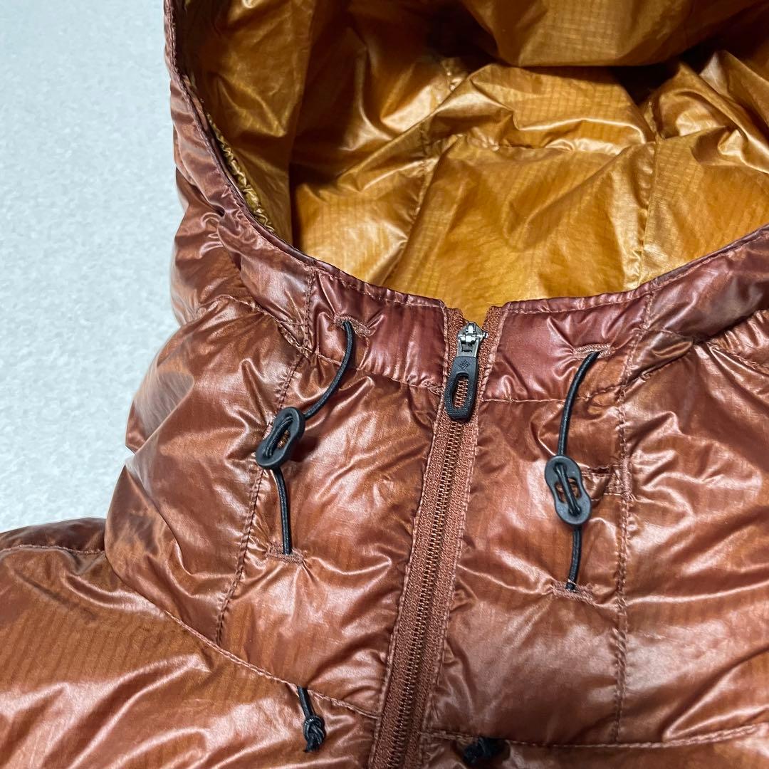 希少　コロンビア クレイターレイク　アルパインダウンパーカ　パフダウン　ブラウン