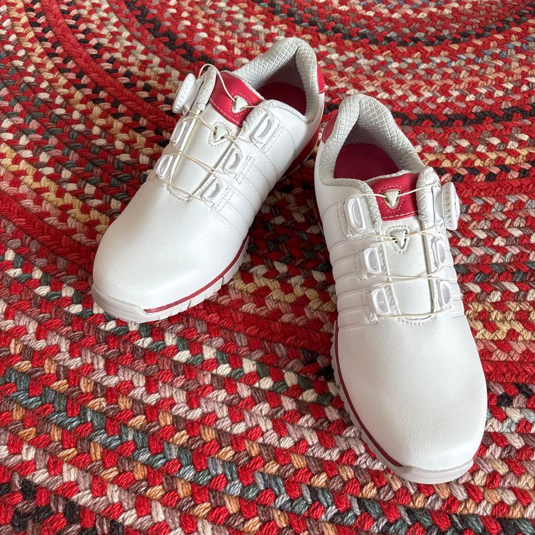 ブリヂストン ゴルフシューズ 女性用 ホワイト/ピンク 24㎝