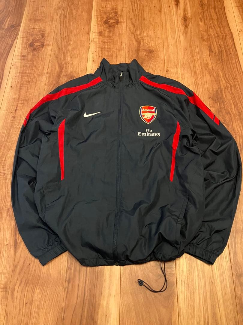 アーセナルFC NIKE ナイロンジャケット 古着　Mビンテージ　ナイキ