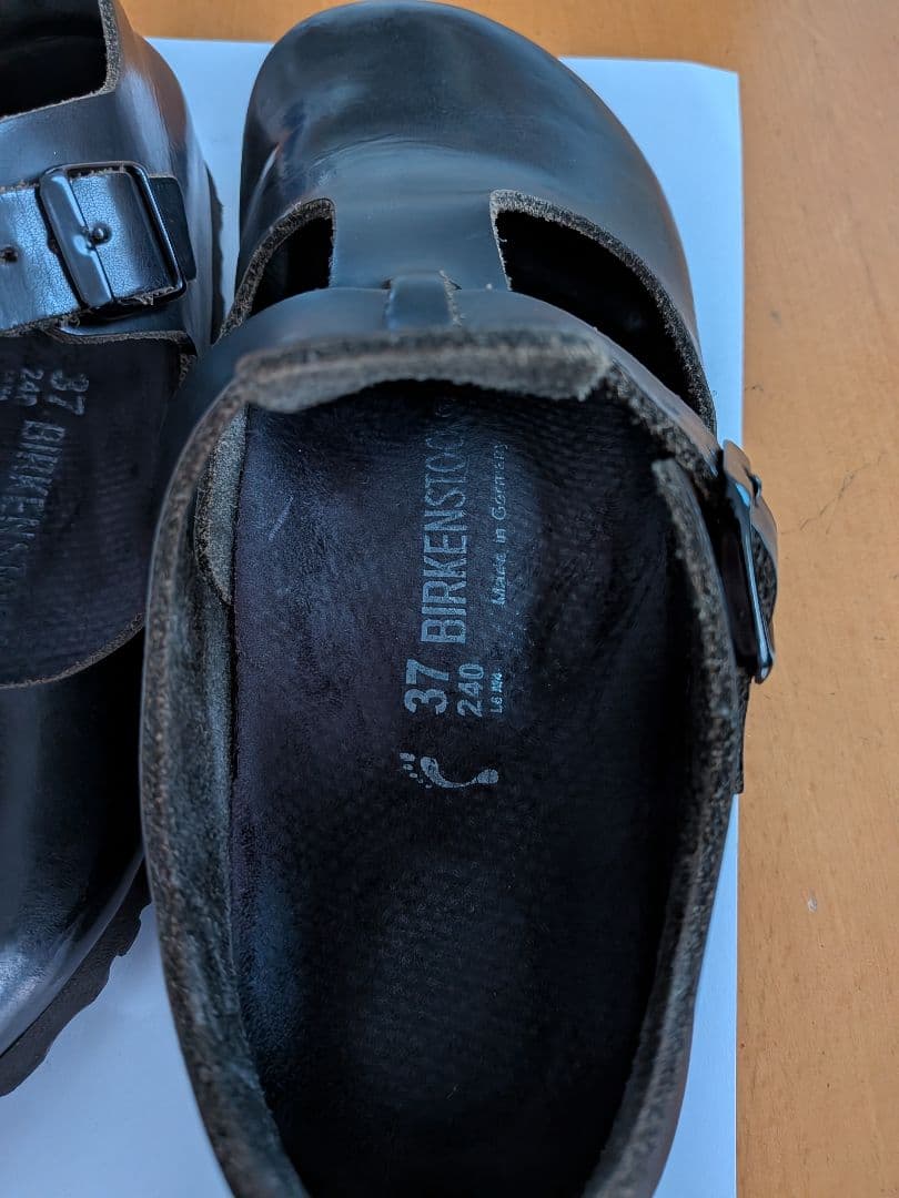 Birkenstock ブラック サンダル 37