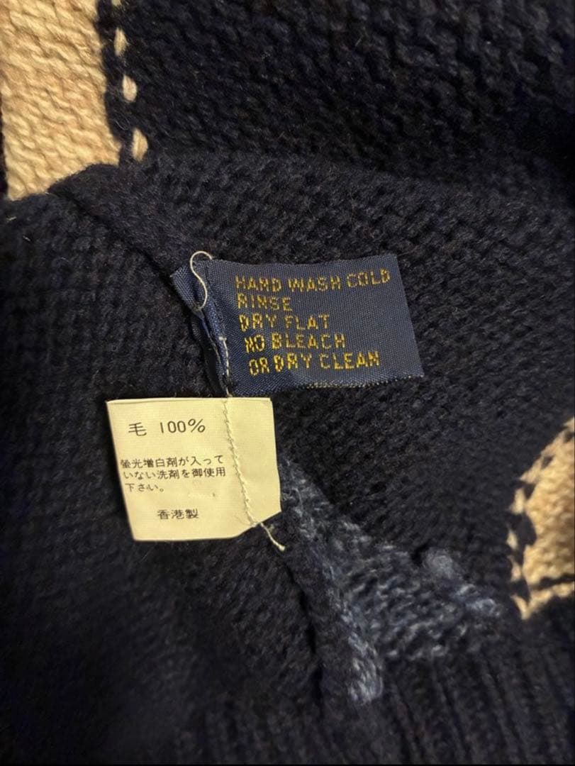 90s Brooks Brothers アーガイル柄 ハイネックニット ウール