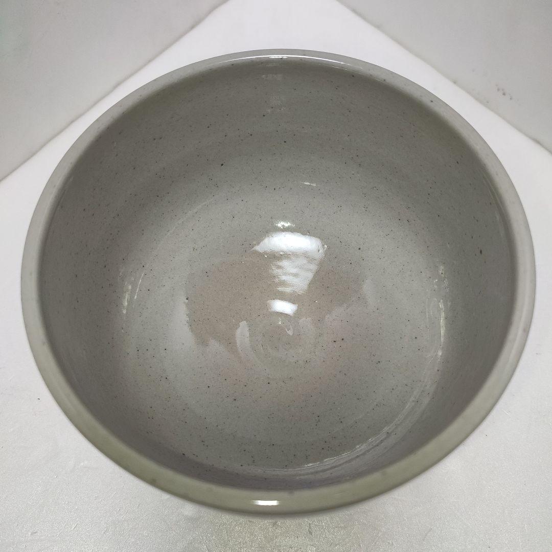 茶碗　膳所焼　岩崎新定　而妙斎筆