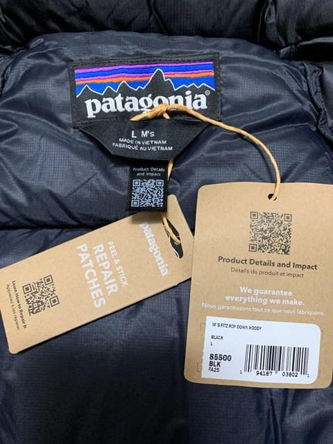 L 新品 FA25 patagonia メンズ・フィッツロイ・ダウン・フーディ