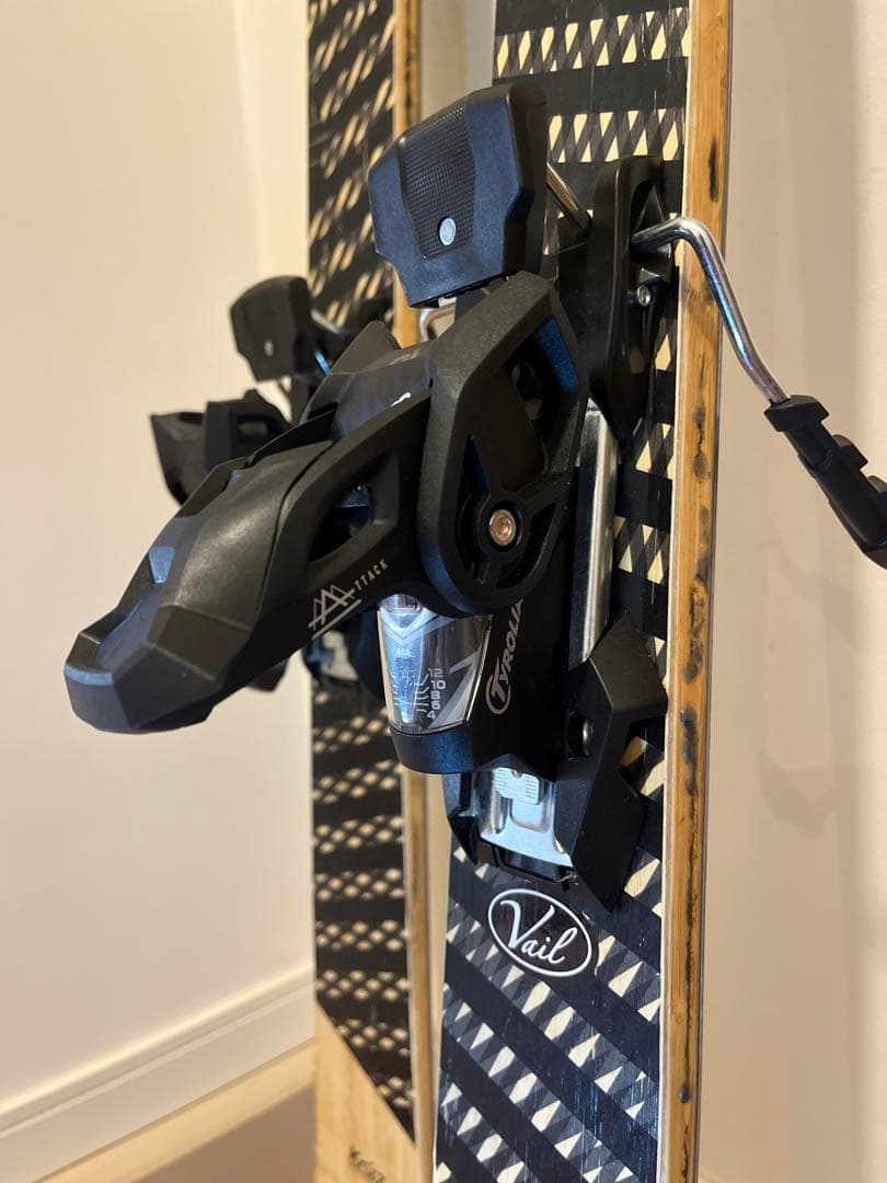 ZUMA KrüZ 168cm スキー板 チロリアATTACK付 1回使用 美品