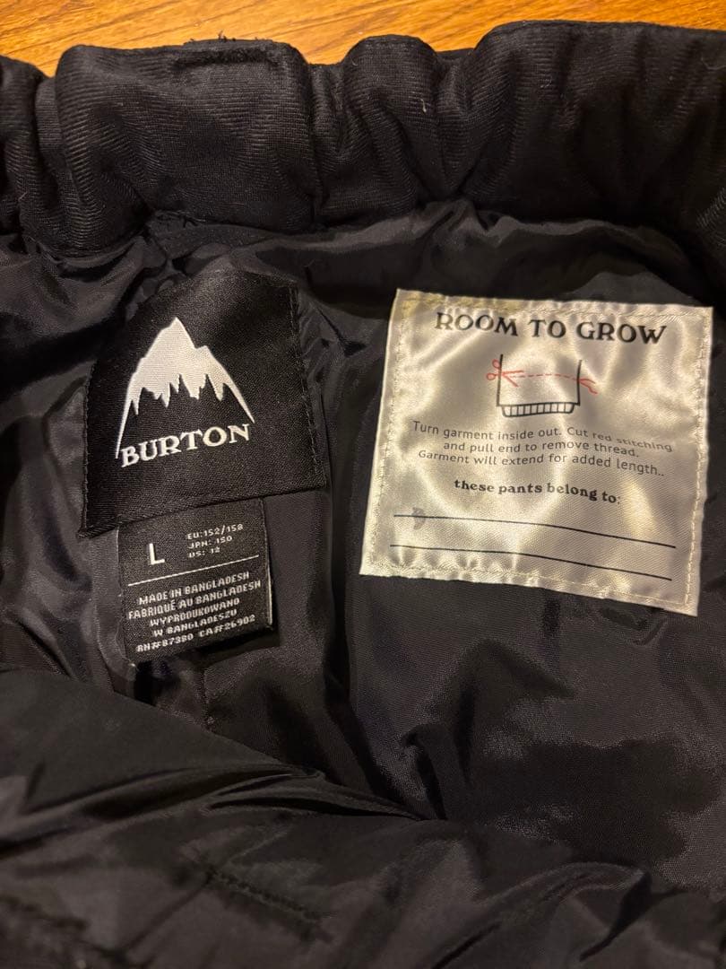 BURTON スノーボードウェアセット ジュニアLサイズ　150
