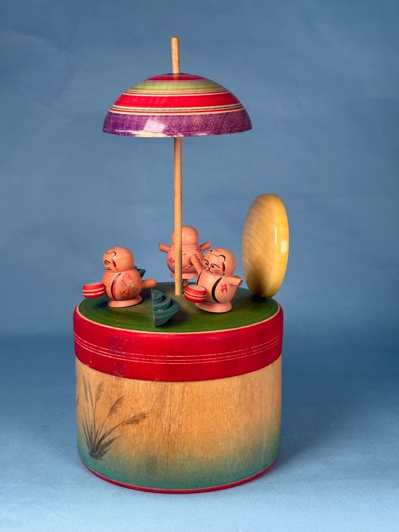 こけし　木地人形　広井道顕工人