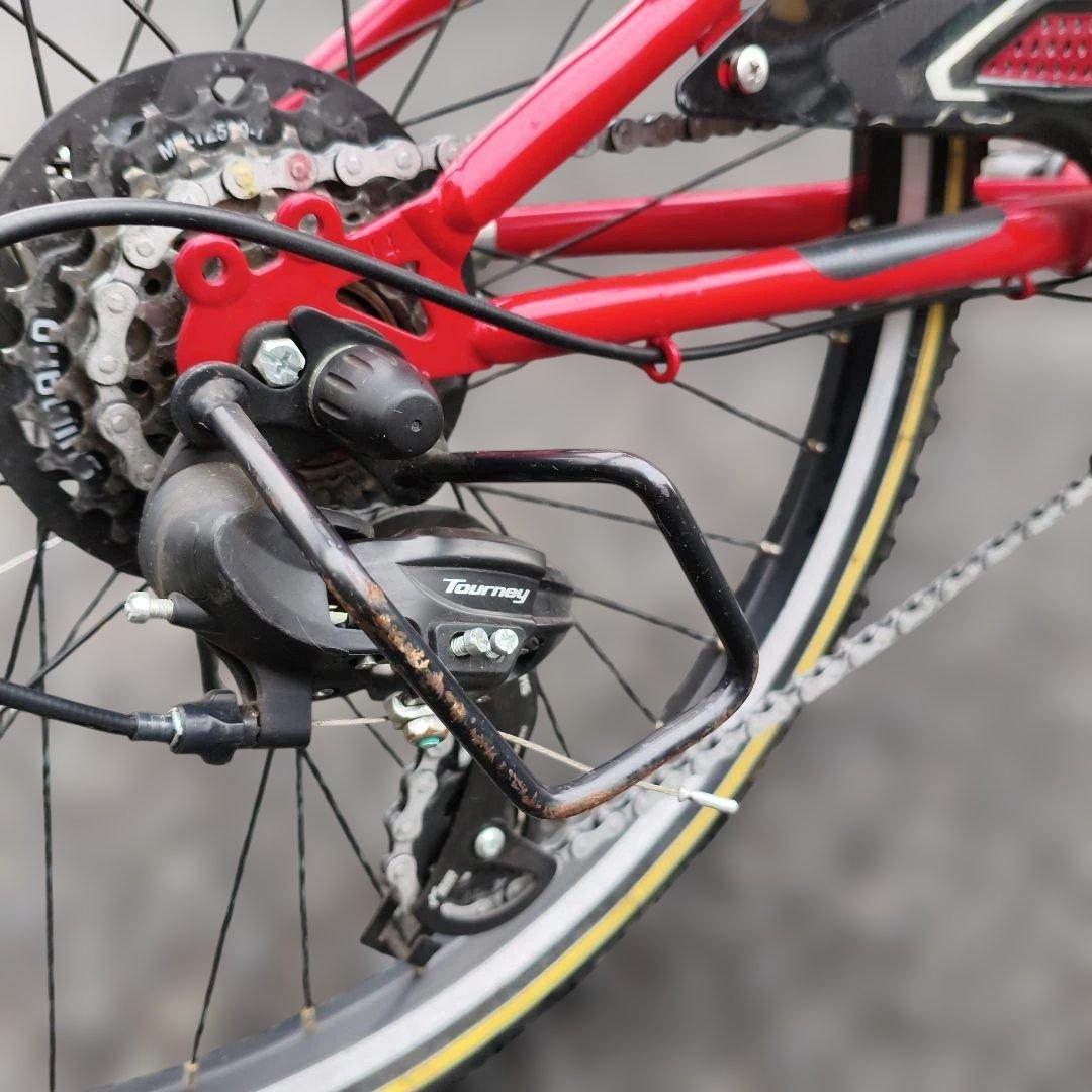 topo様限定★直接受渡★BRIDGESTONE キッズサイクル 赤 24インチ