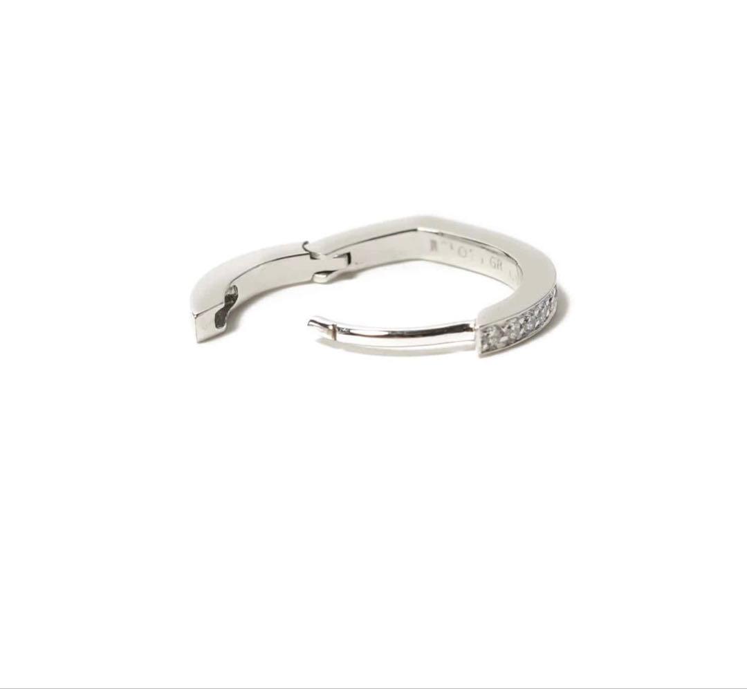 専用＊レポシ Antifer ホワイトゴールド パヴェダイヤモンドピアス