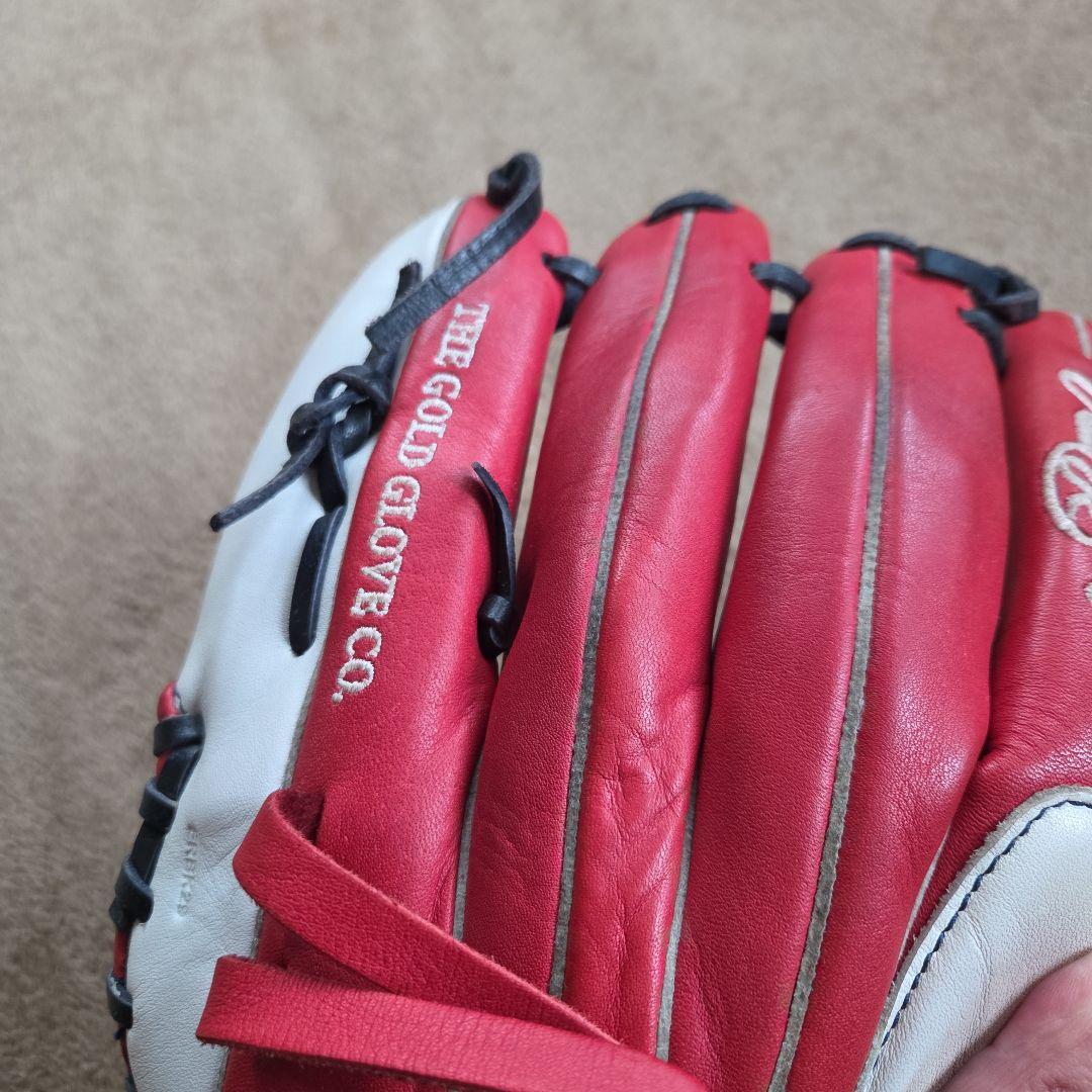 Rawlings TRAP-EZE 軟式グローブ 赤