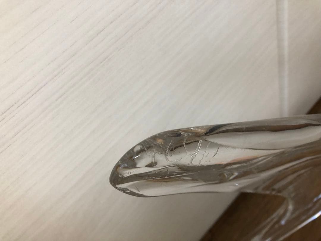 ガラス製 魚の形状 アート 約75cm