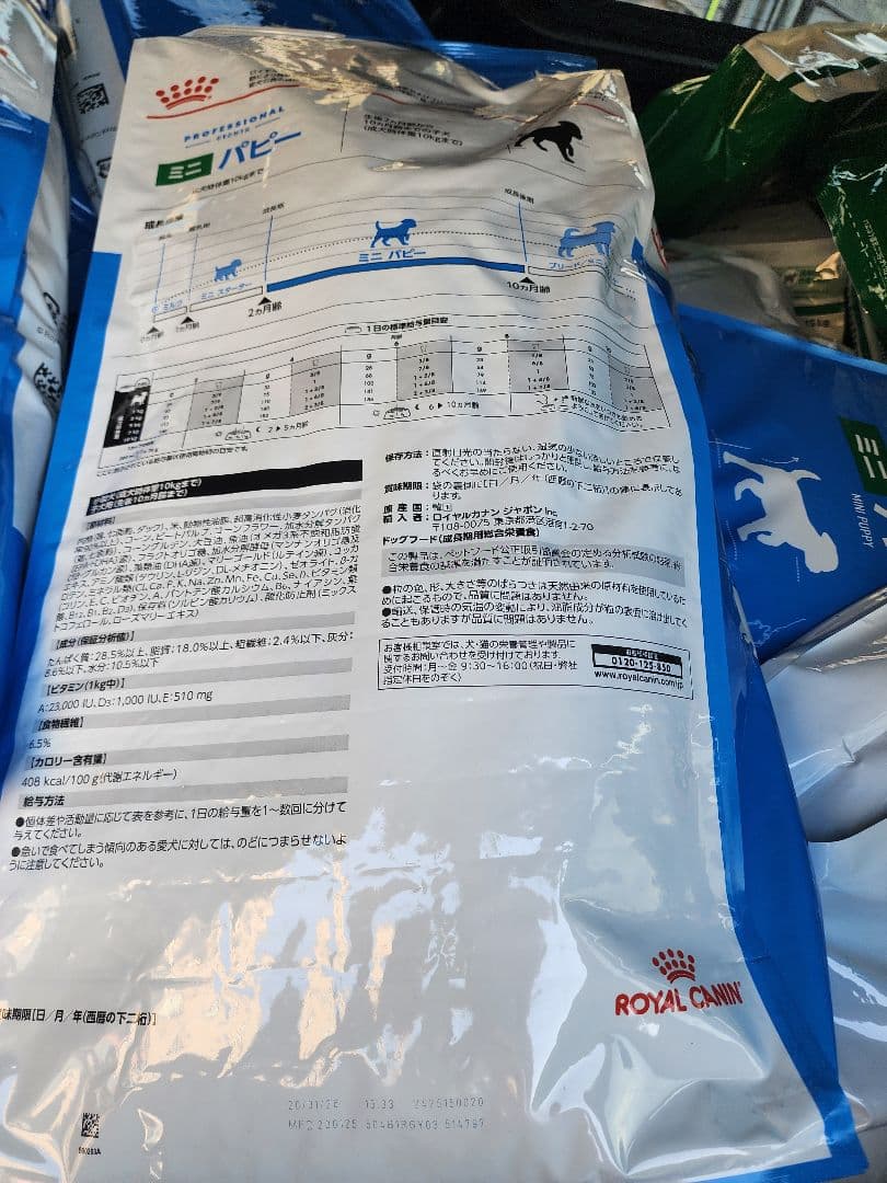 2個セットCANIN ミニパピー15kg2個