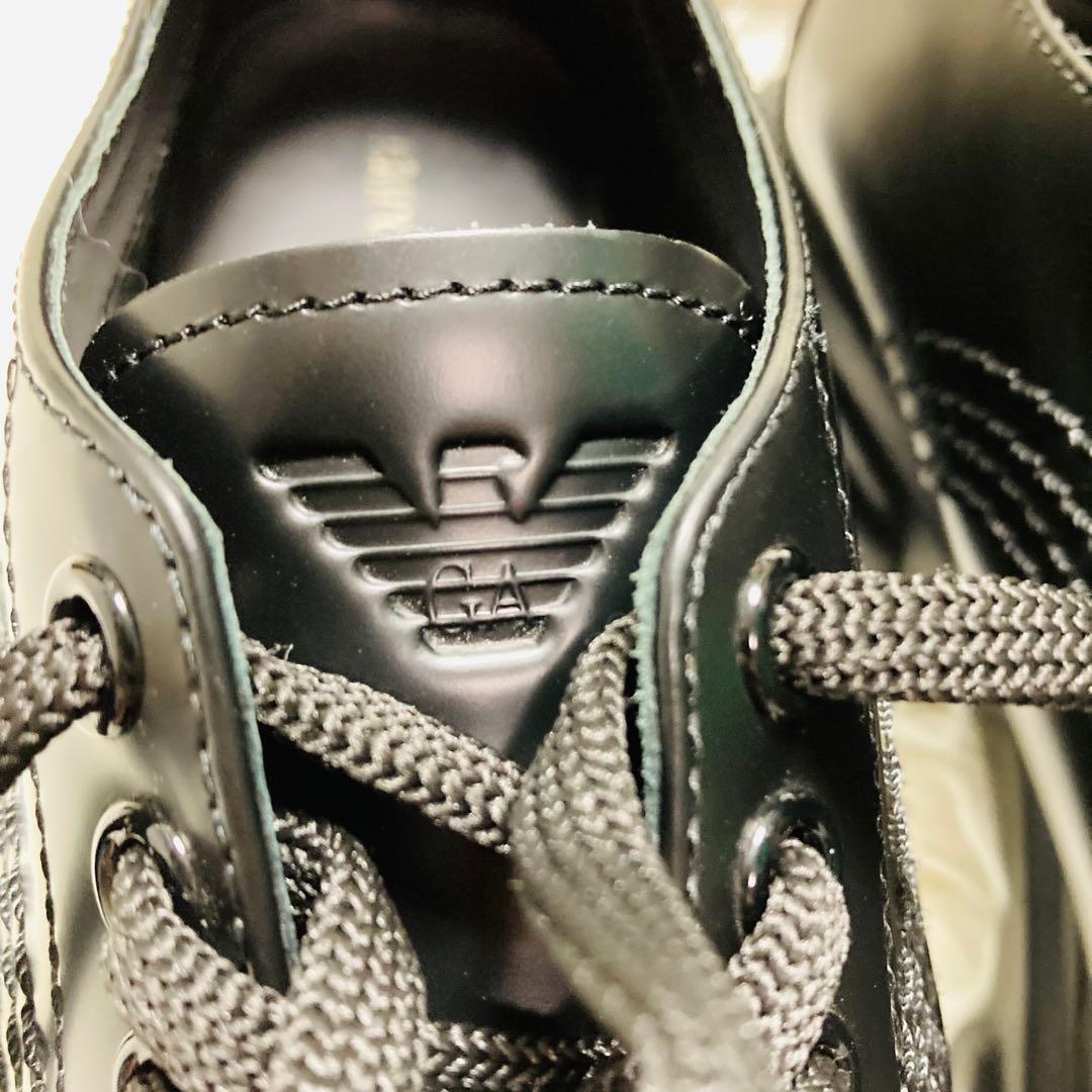 エンポリオアルマー二　UK4 ブラック　プラットフォーム　シューズ　厚底　23㎝