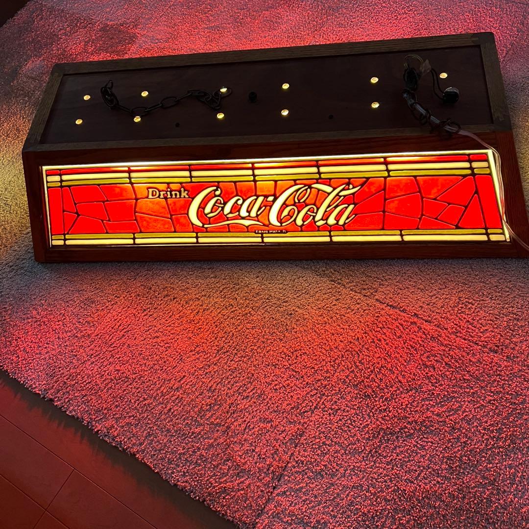 Coca-Cola コカコーラ　プールバーライト　ビンテージ　希少 ⭐️状態良好⭐️