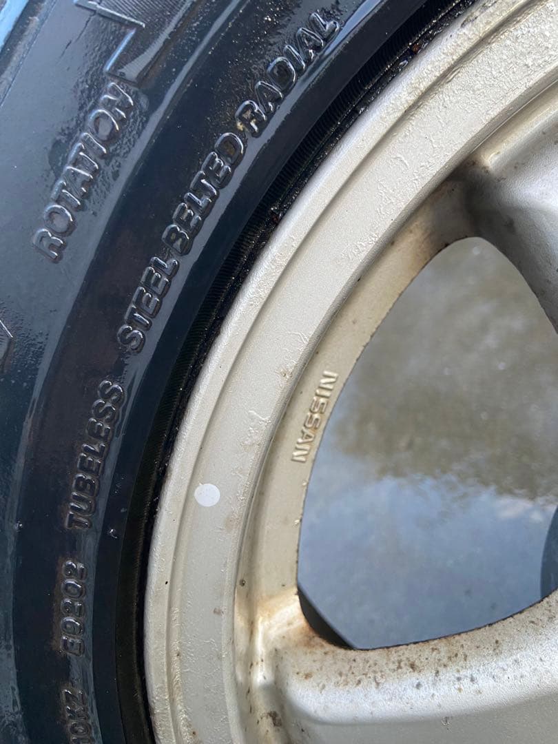 【テル]】 R32スカイラインタイプM 純正ホイール＆タイヤ 4本セット