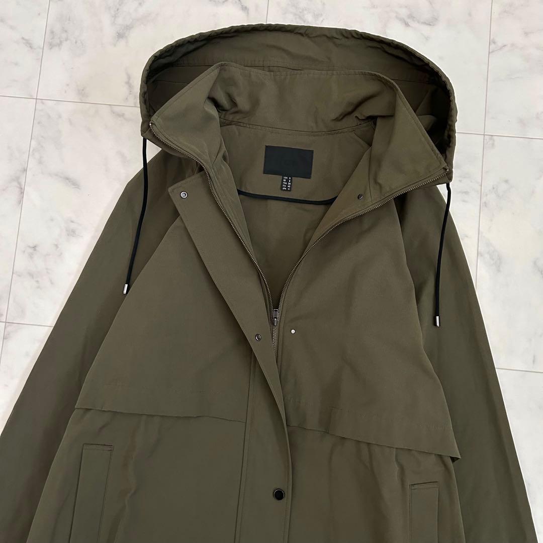 美品 iCB アイシービ Tussah T/C モッズコート カーキ 11