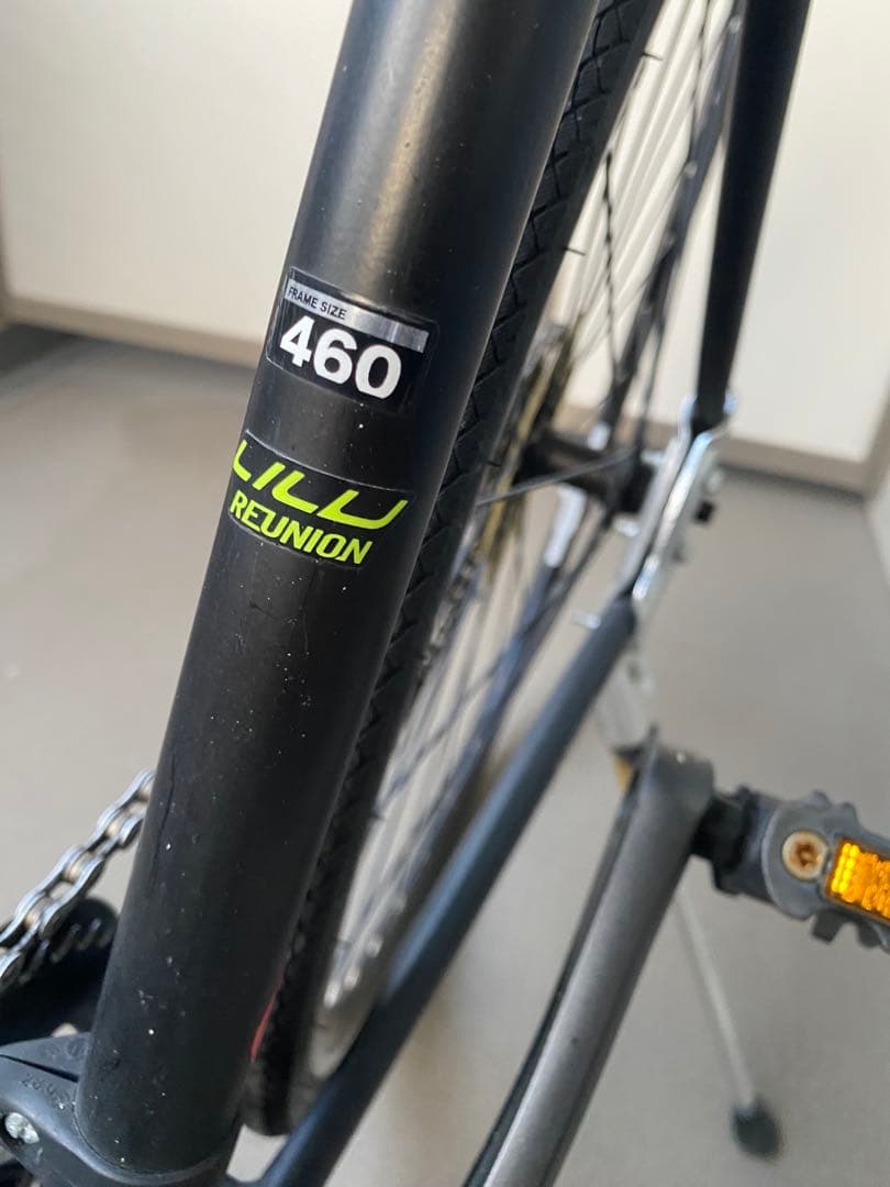 ⚠️1/24まで最終半額⭐️超美品⭐️REUNIONクロスバイク 460マットブラック