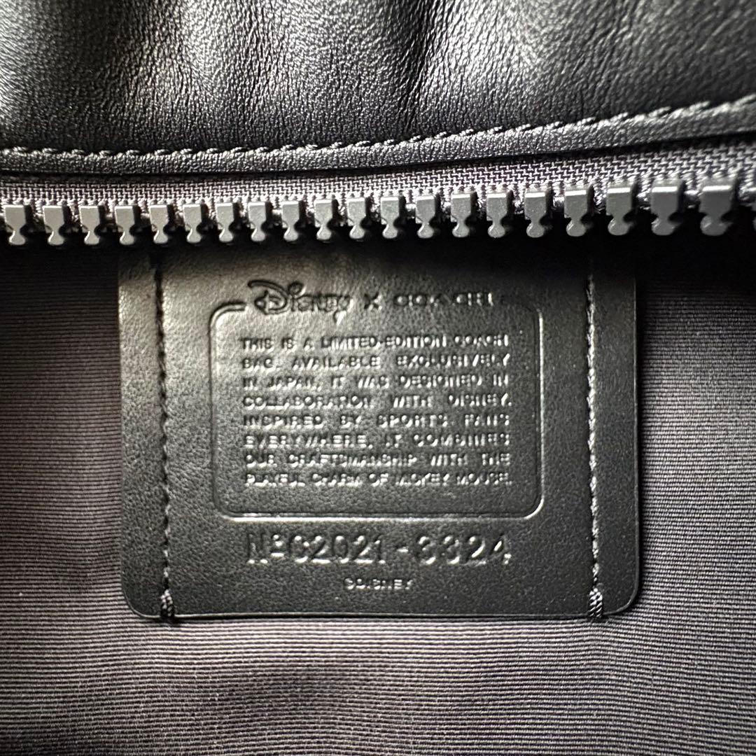 【あき様】COACH シグネチャー ディズニー ミッキー コラボ ボディバッグ