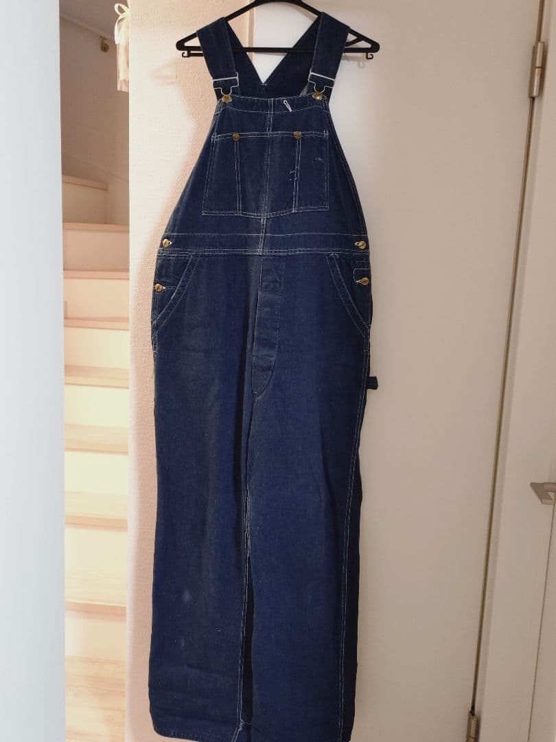 50S ヘラクレス オーバーオール グッドサイズ オリジナルレングス まっ紺