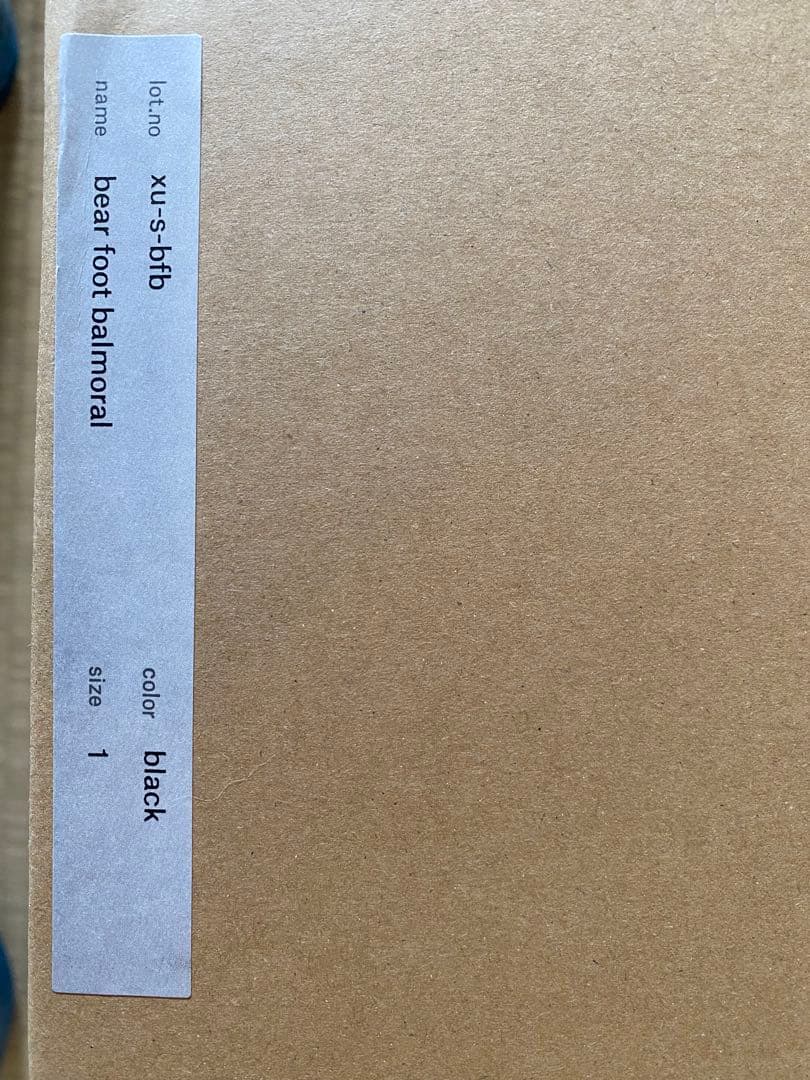 Hender Scheme bear foot balmoral 黒