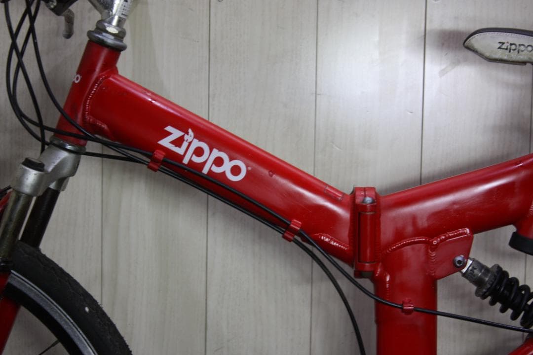 ZIPPO(ジッポー) 26型 アルミ 21速 450mm Wサス 折り畳MTB
