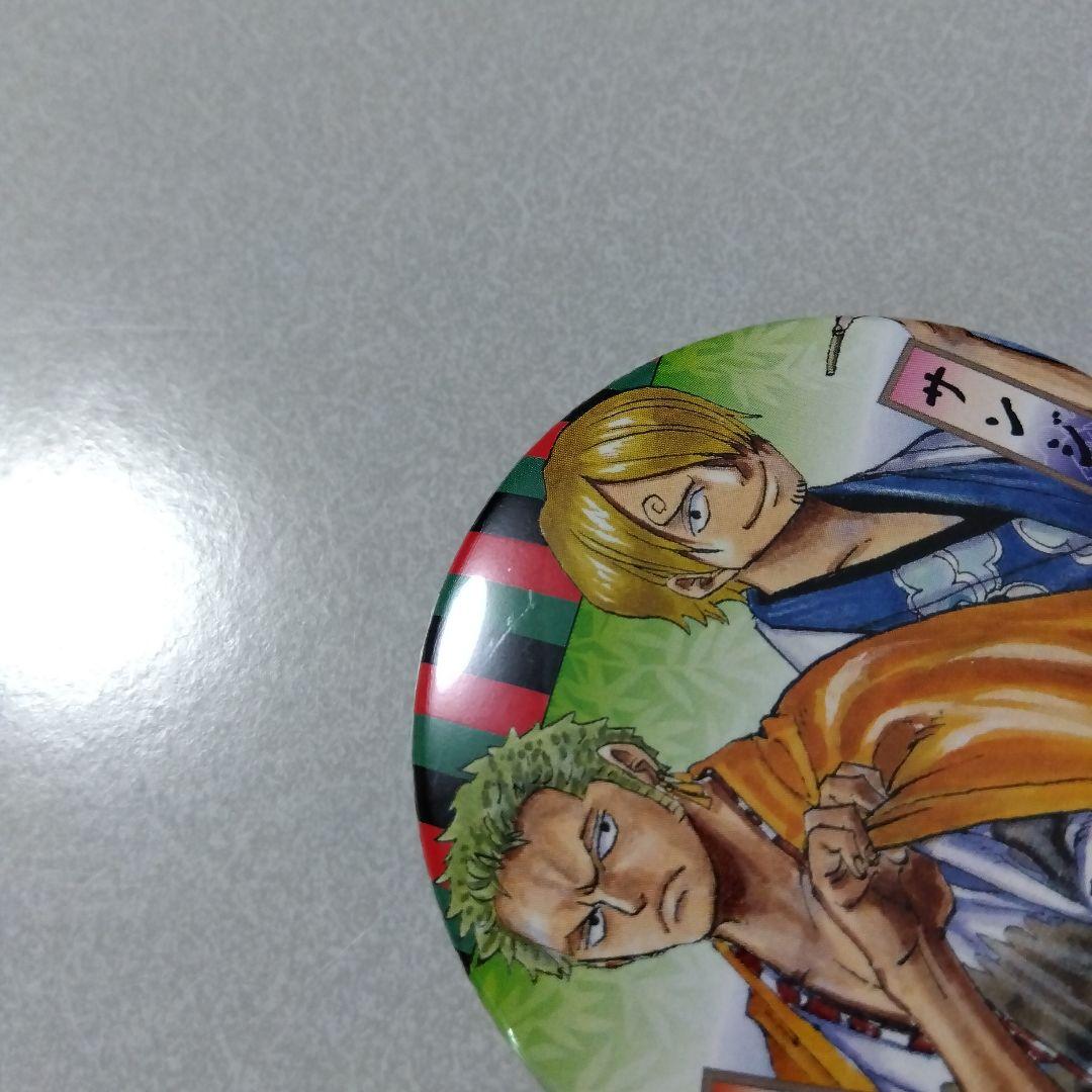【ワンピース】 ゾロ＆サンジ スーパー歌舞伎Ⅱ 三段缶プリントクッキー 缶バッジ