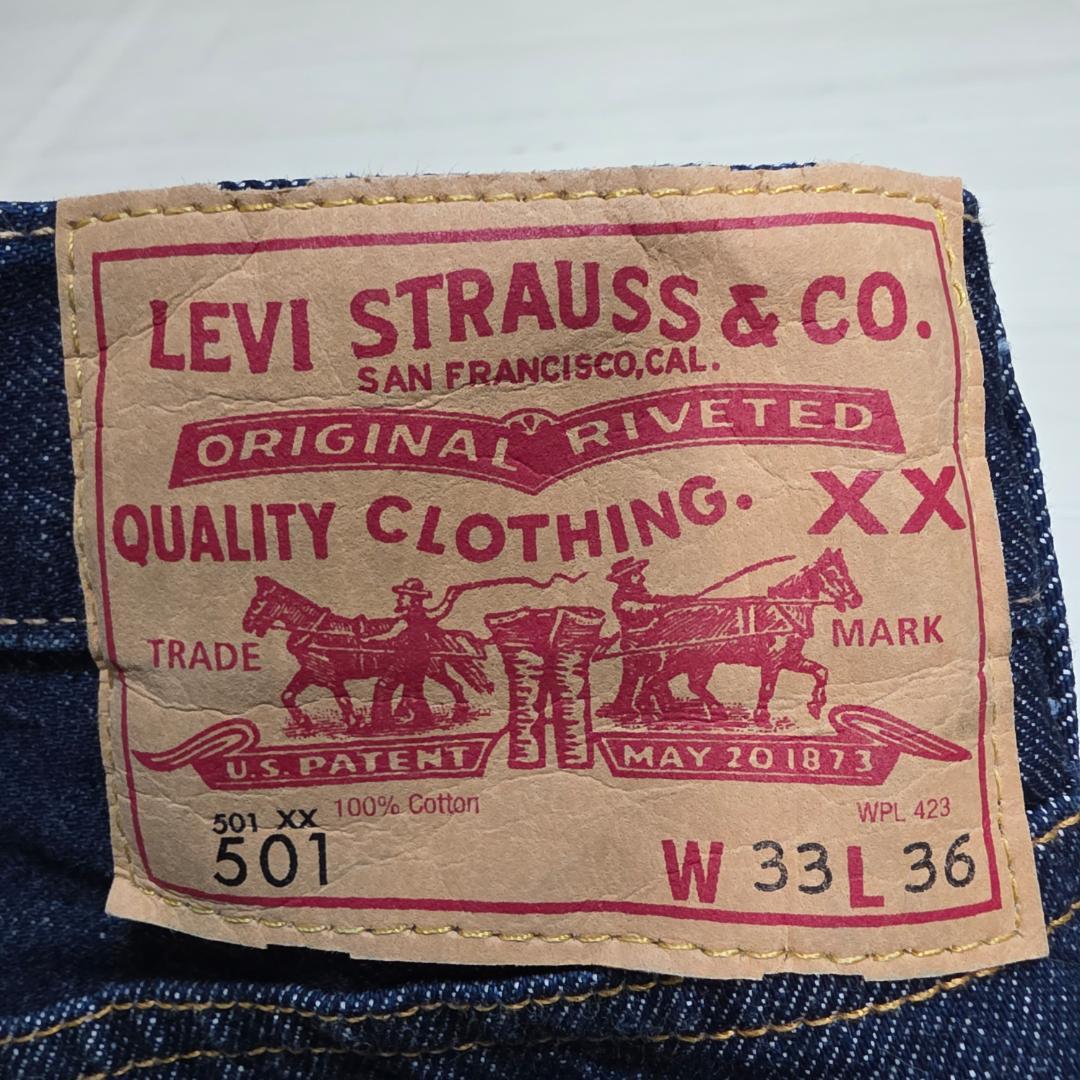 極上 濃紺 リーバイス 501XX 1966年モデル アメリカ製 W33