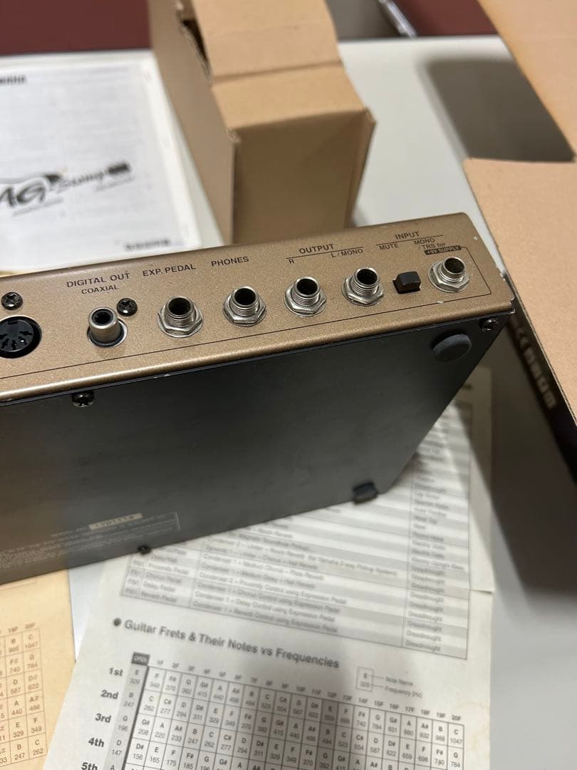 Yamaha AG Stomp アコースティックギター用エフェクター　箱あり
