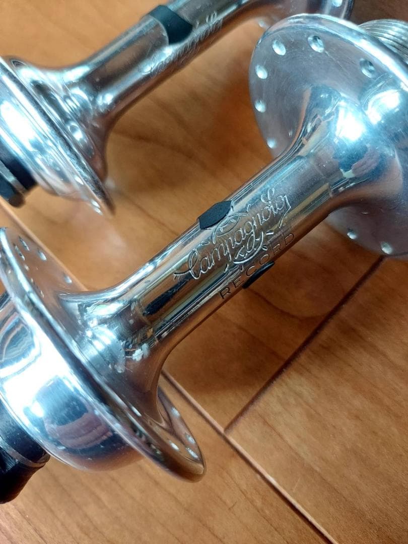 激レア希少 デッドストック カンパニョーロ レコードスモールフランジハブ直QR